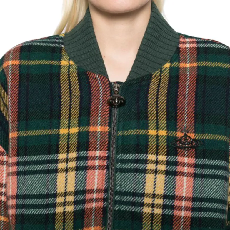 Vivienne Westwood Zipped Checked Jacket-5