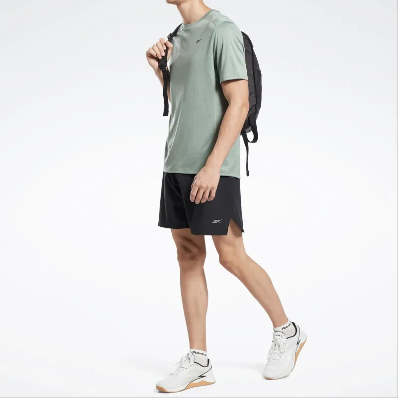 Reebok Mlange Athlete T-Shirt Men's Harmonious Green-3