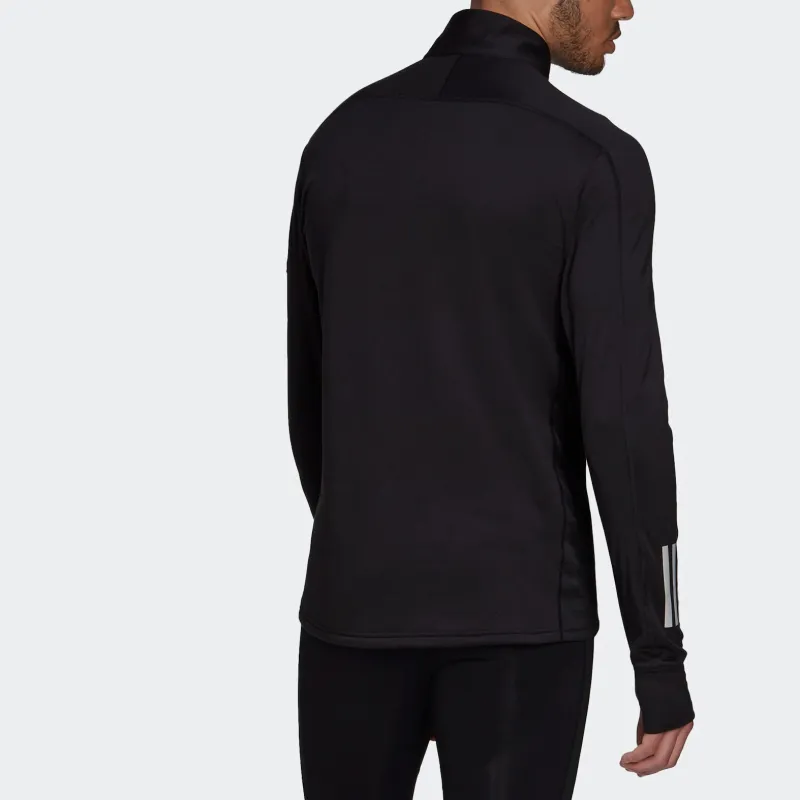 Adidas Free Shipping With AdiClub Own The Run 1/2 Zip Warm Sweatshirt-2