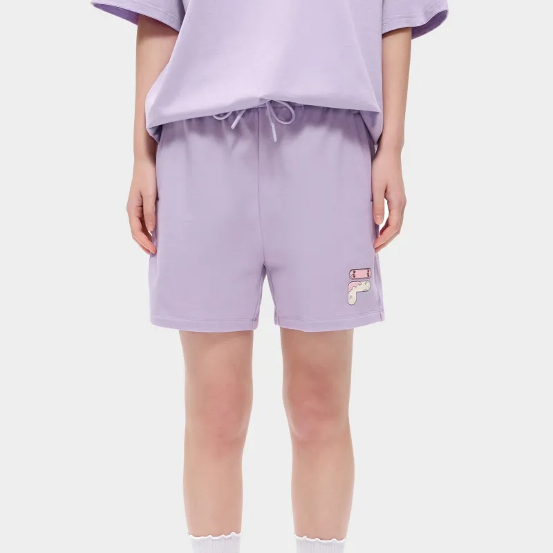 FILA FUSION Casual Shorts Women's Fantasy Purple-4