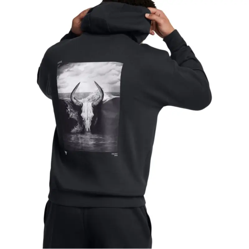 Under Armour Johnson Project Rock Sweatshirt Men's Black-3