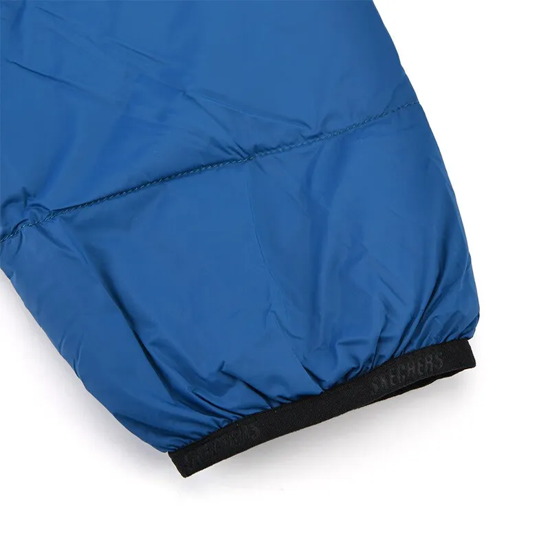 Skechers Down Jacket Men's Poseidon Blue-4