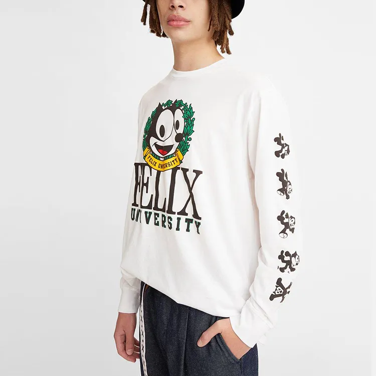 Levi's x Felix The Cat Sweatshirt Men's White-3