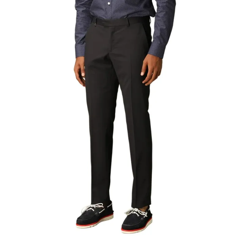 Zzegna Casual Pants Men Black-2