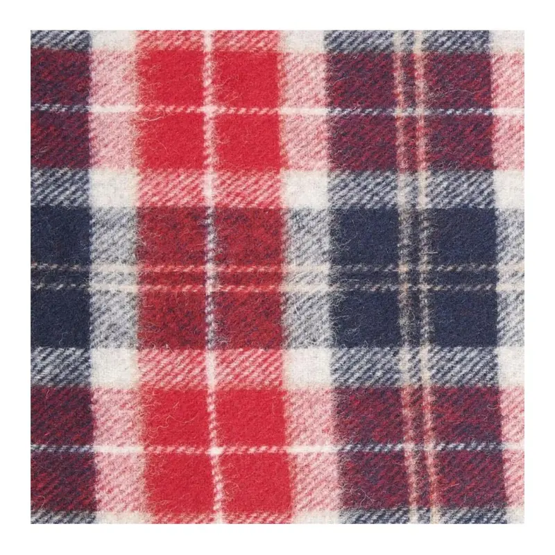 BARBOUR Tartan Checked Fringe Scarf-2