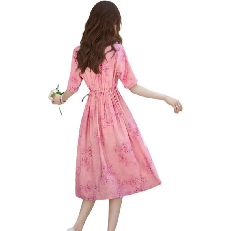 Fele.d Short Sleeved Dress Women's-1