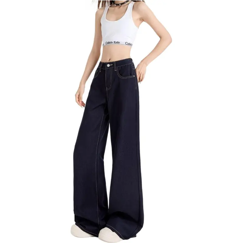 Concubine Zhu Jeans Women's Denim Blue-4