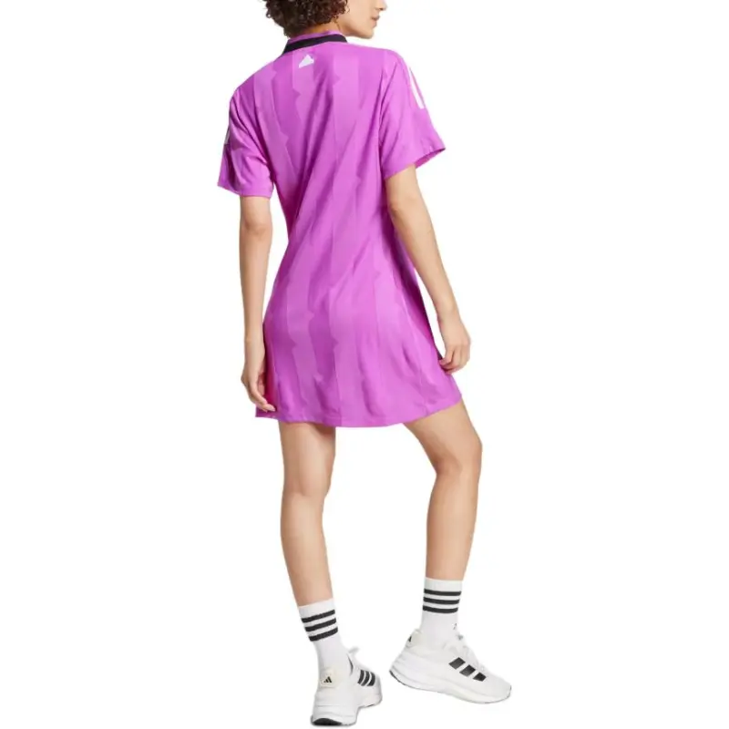 Adidas Tiro Cut FW24 Short Sleeved Dress Women's Purple-3