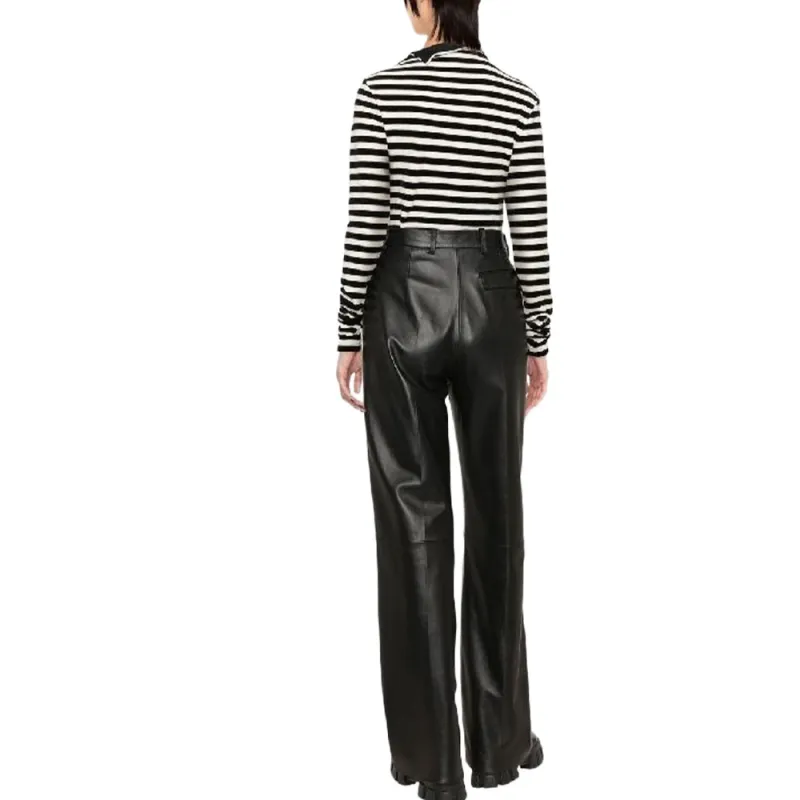 BALMAIN Striped Long-sleeve Top-4