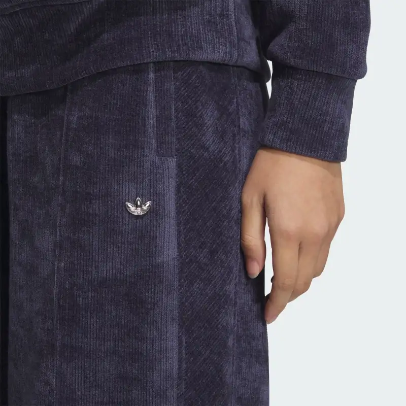 Adidas Originals Loose COZY PANT Knitted Sports Pants Women's Dark Navy Blue-3