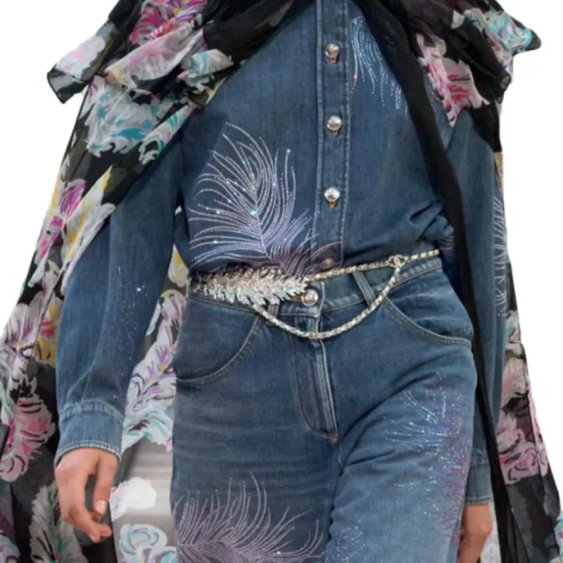 CHANEL Shirts Women's Blue-3