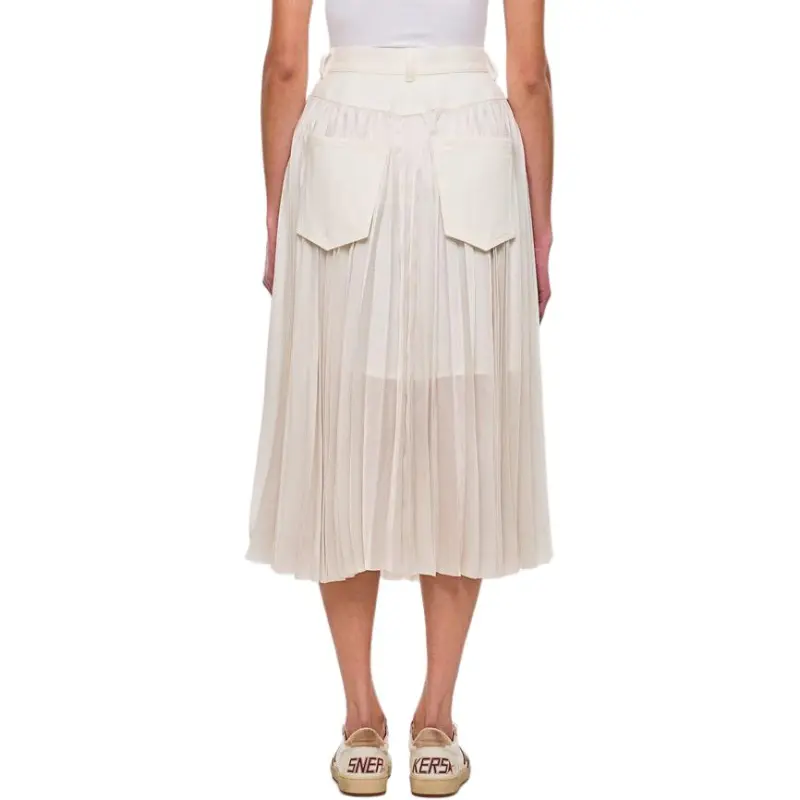 Sacai Pleated Midi Skirt-1