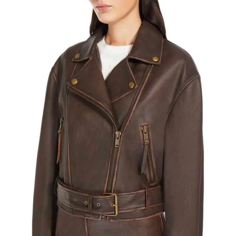 WEEKEND MaxMara Saletta Biker Jacket-7