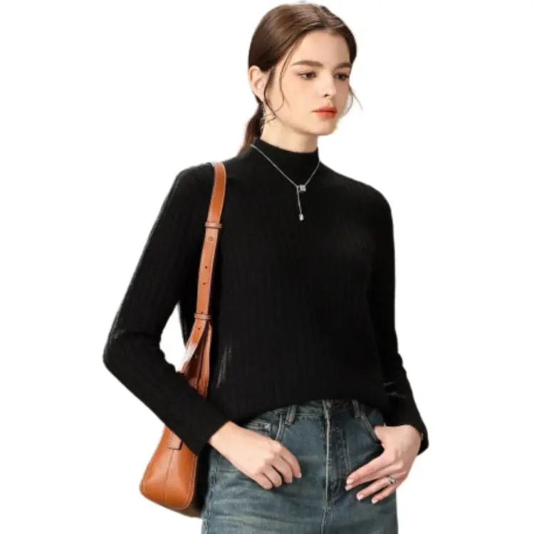 FENHONGMALI Knitwear Women's Black-1