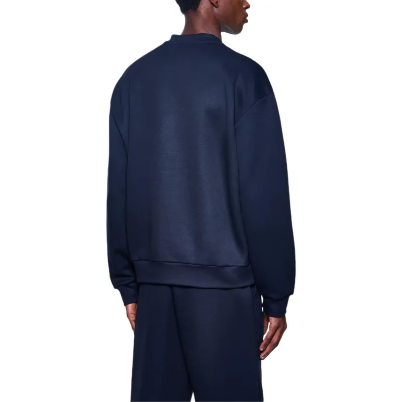 GIORGIO ARMANI Milano Logo Embroidered Crewneck Sweatshirt-2