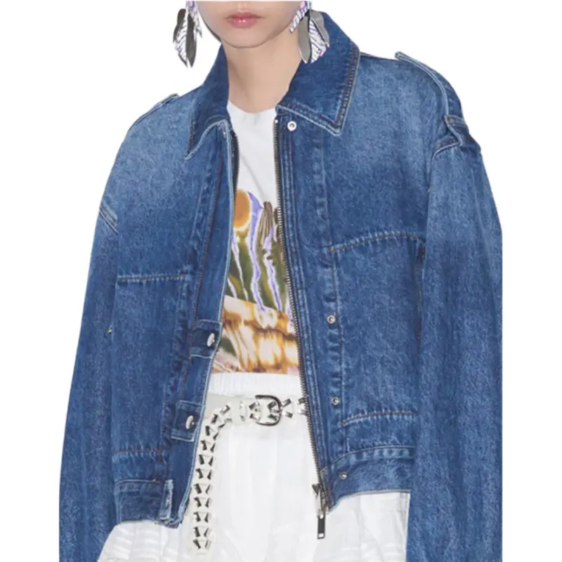 ISABEL MARANT ETOILE Julie Cropped Denim Jacket-4