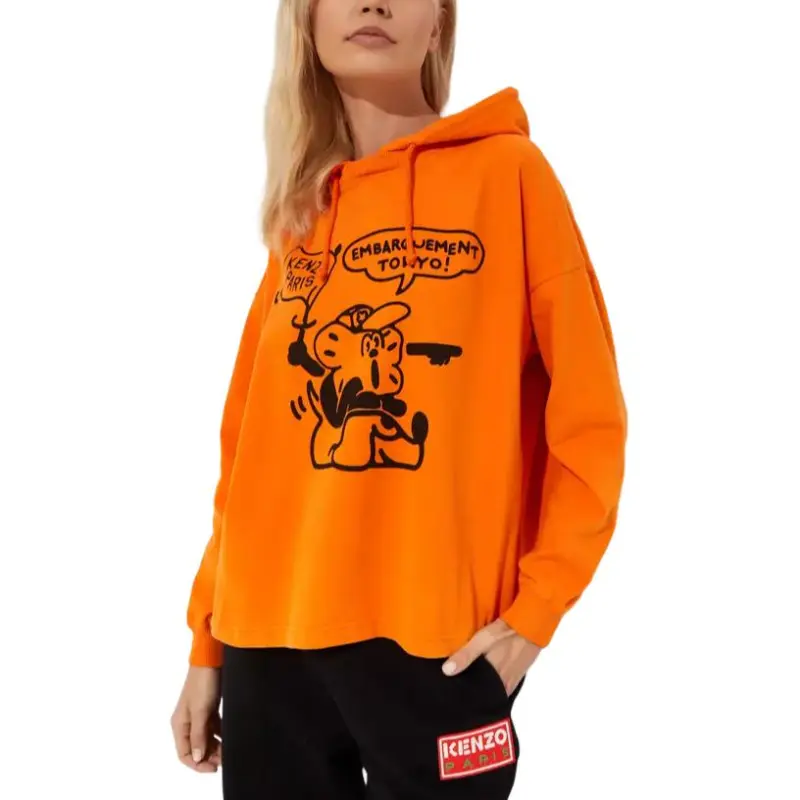 KENZO Sweatshirt Women's Orange-3