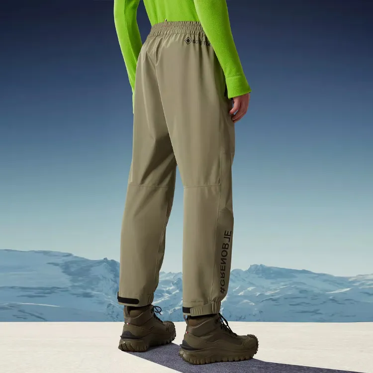 Moncler Grenoble Casual Pants Men Green-2