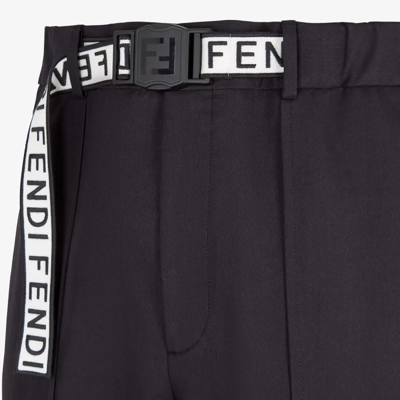 FENDI Logo Tape Pants-9
