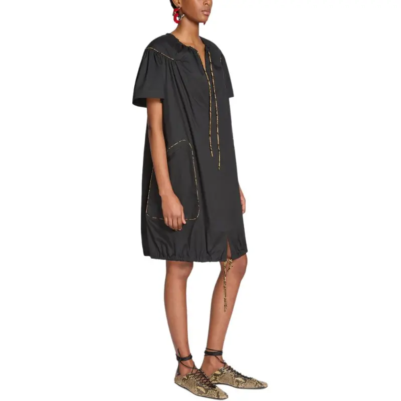 DRIES VAN NOTEN Cotton Minidress-2