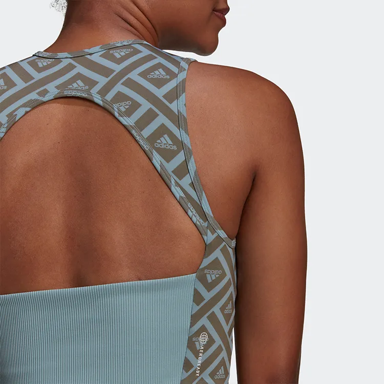Adidas Tank Tops Women's Blue-5