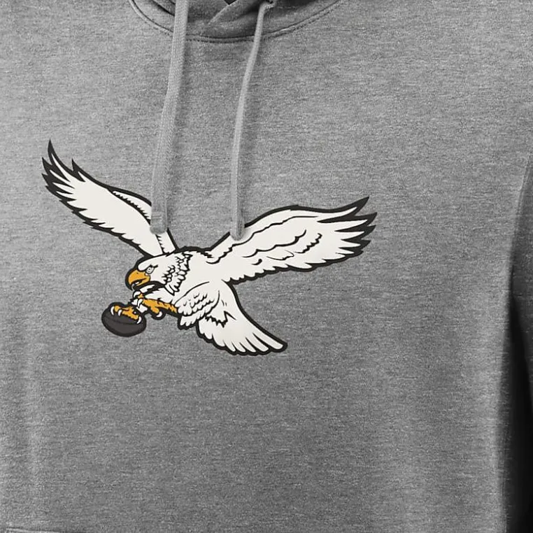Nike Philadelphia Eagles Rewind Club Logo Men's Nike Nfl Pullover Hoodie-2
