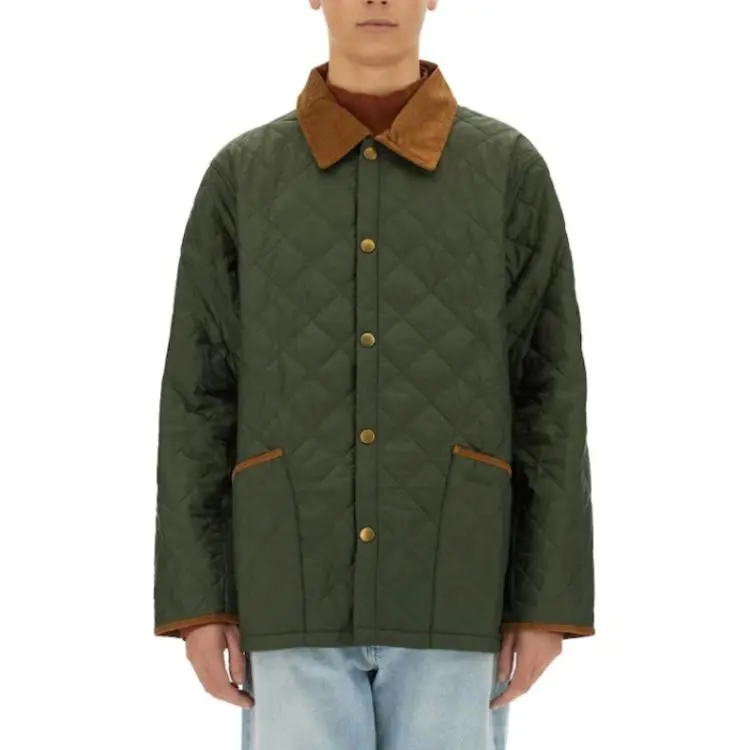 BARBOUR Diamond Quilted Buttoned Jacket-2
