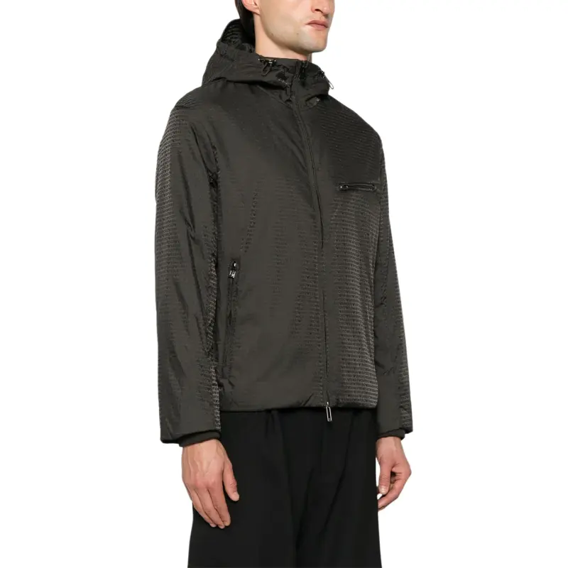 EMPORIO ARMANI Logo jacquard Jacket-5