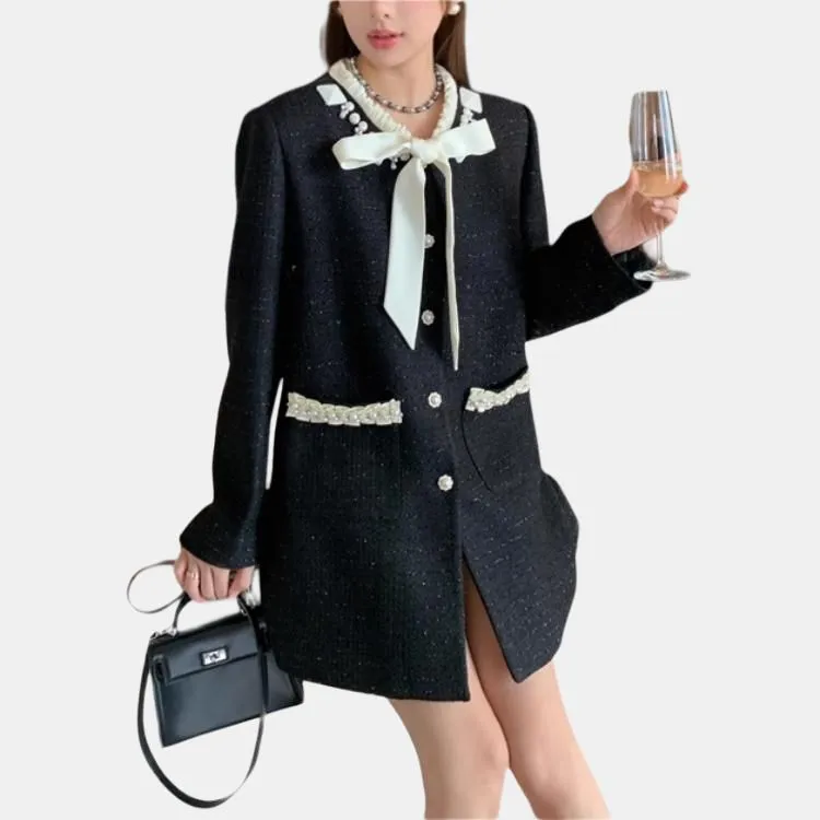Summer Hooray Long Sleeved Dresses Women's Black-1