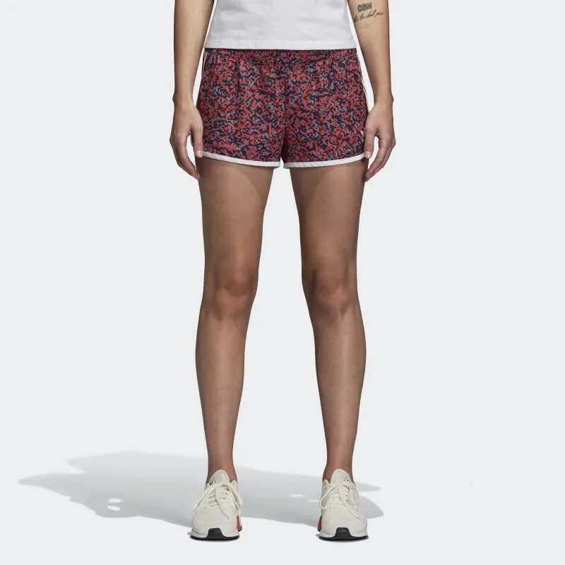 Adidas Originals Casual Shorts Women's Red-3