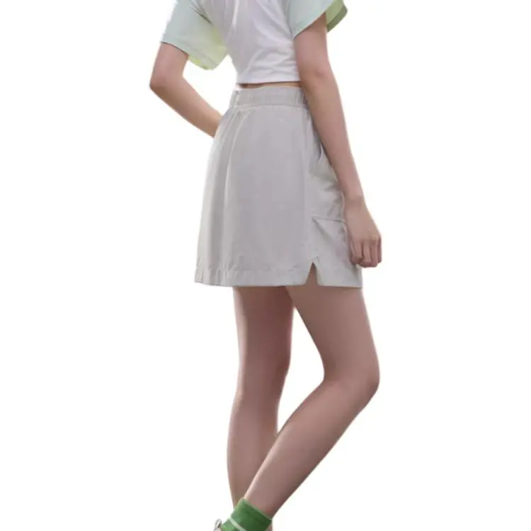 Anta Sports Life Collection Casual Short Skirts Women's Sand Dune Gray-1