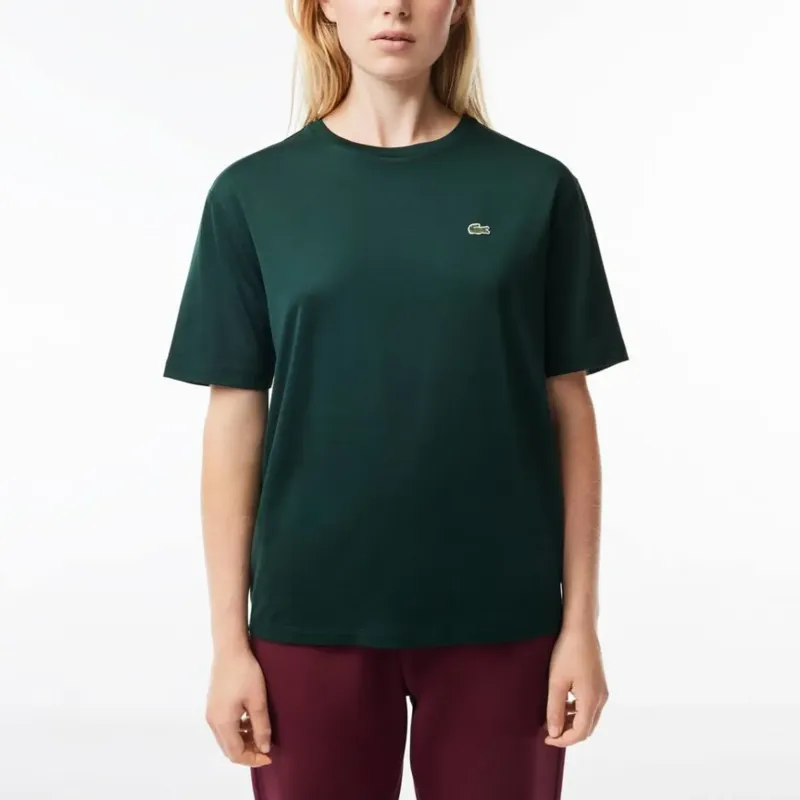 LACOSTE T-Shirts Women's Dark Green-1