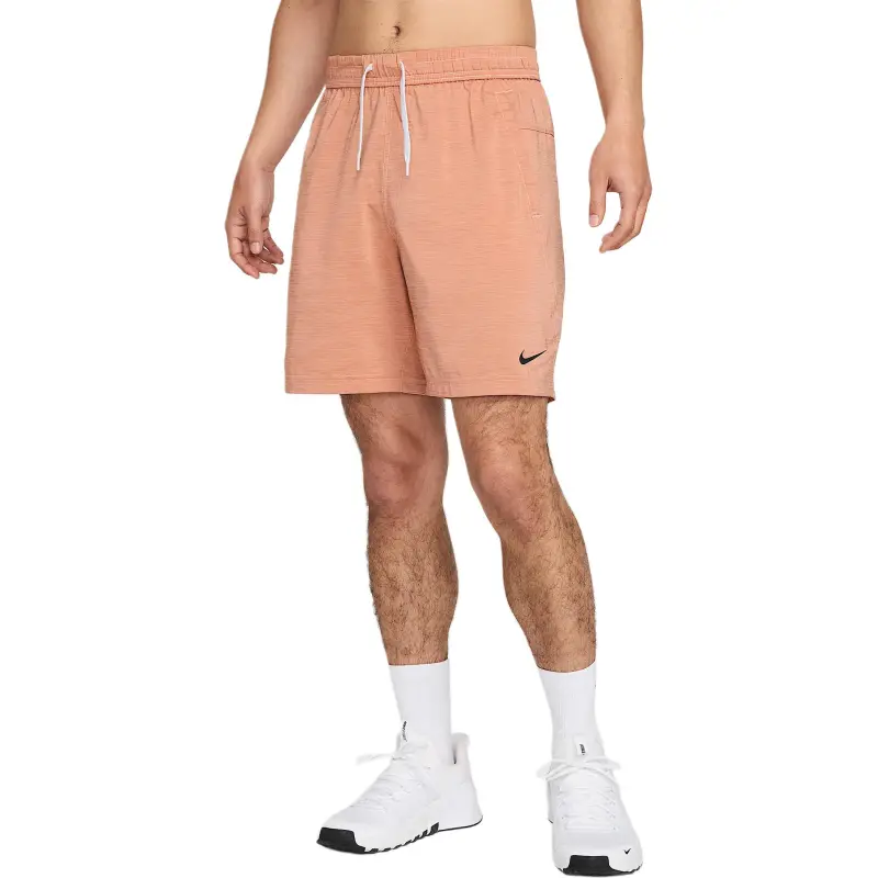 Nike FORM DRI FIT 7' Casual Shorts Men's Deep Reddish Umber/Apricot Agate/Black-1