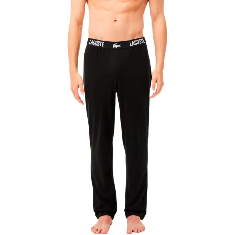 LACOSTE Pajama Pants Men's Black-1