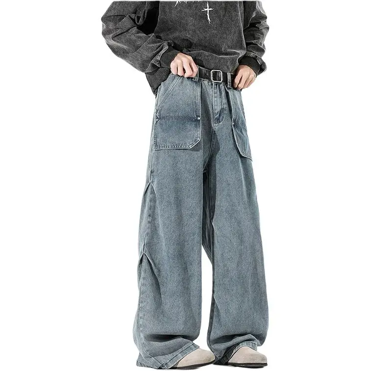 Lulifama Jeans Unisex Blue-4