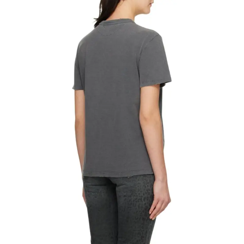 Golden Goose Logo print Crew neck T shirt-5