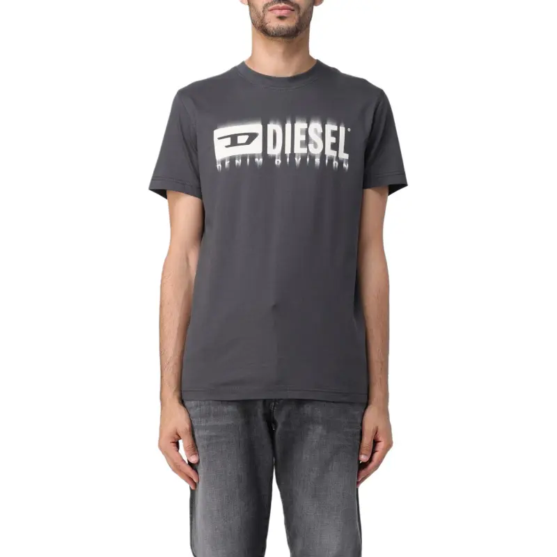 DIESEL T Shirts Men Gray-4
