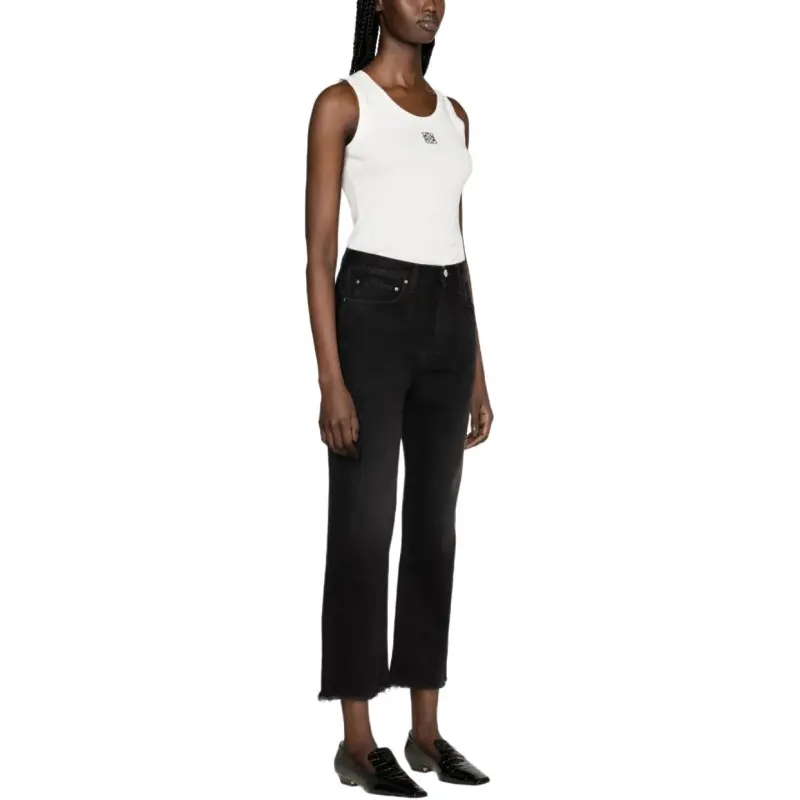 TOTEME High rise Straight leg Jeans-3