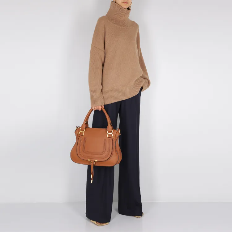 Chloé High Neck Loose Fit Sweater-2