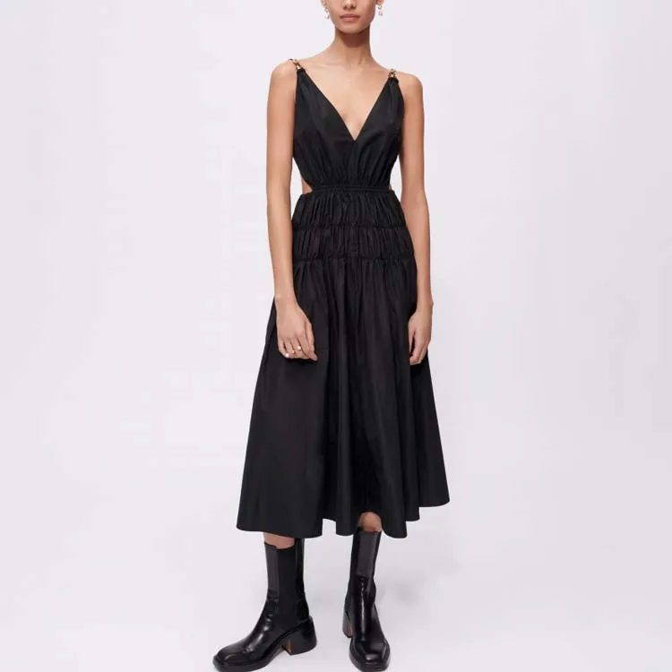 Maje Sleeveless Dress Women's Black-2