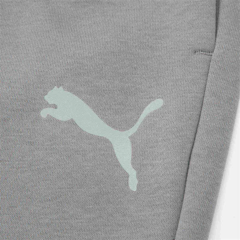 PUMA ESS Knitted Sports Pants Men's Gray-4