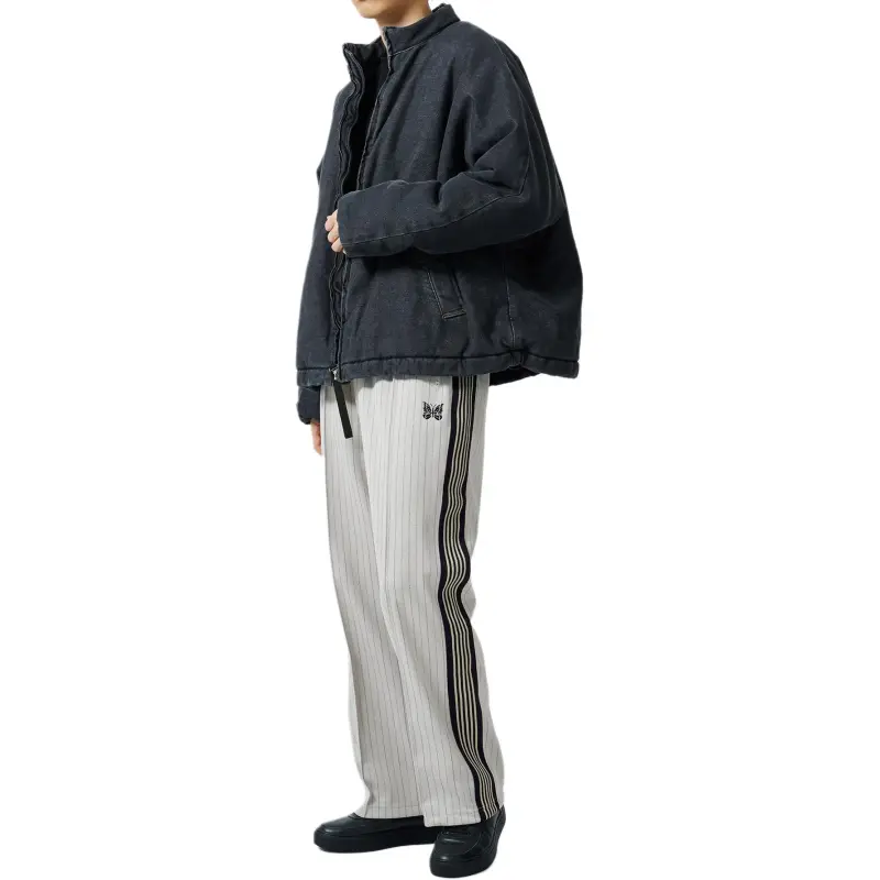Studious X Needles STUDIOUS Co-brand Knitted Sweatpants Unisex Light Umber-4