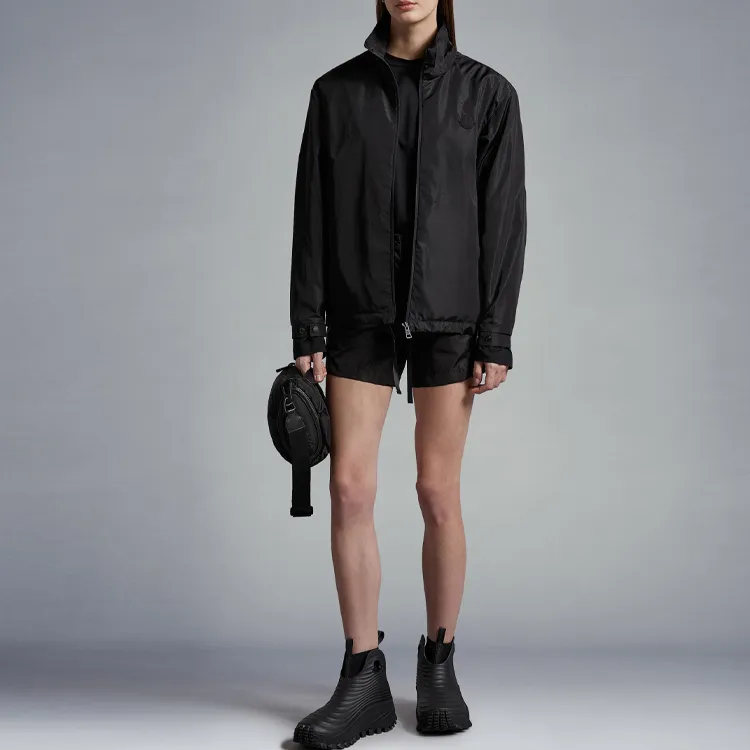 Moncler SS23 BORN TO PROTECT Series Casual Shorts Women's Black-1