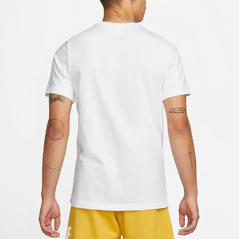 Nike T-Shirts Men White-4
