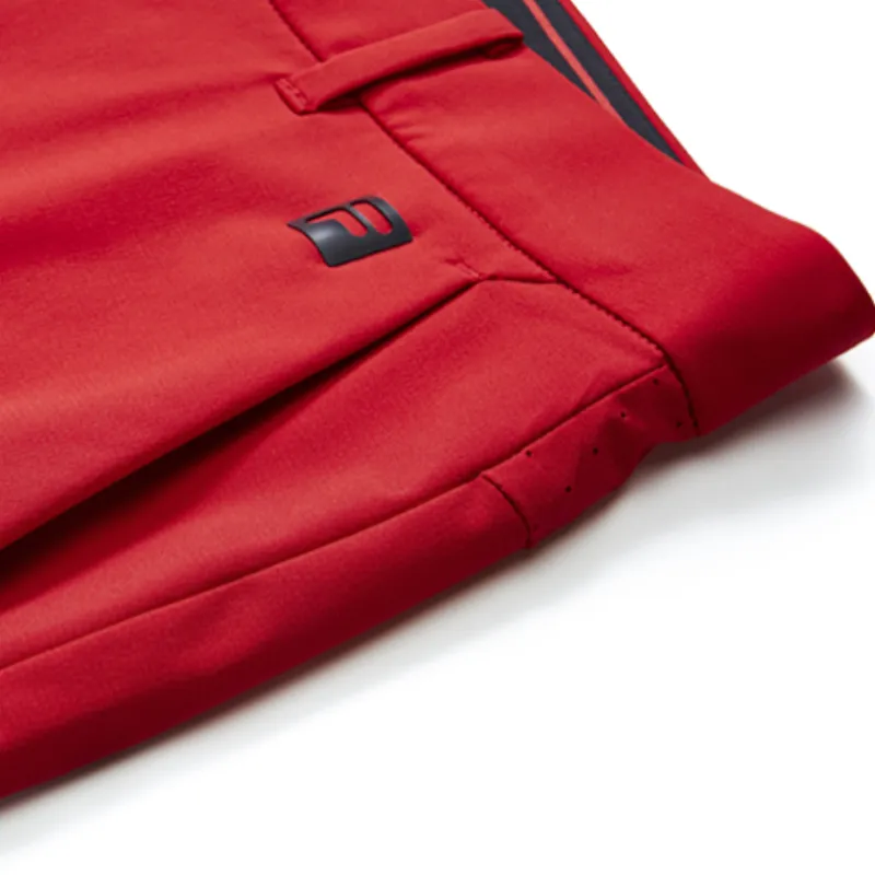FILA Athletics Knitted Sweatpants Men Tomato-2