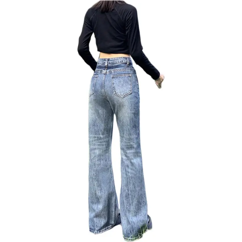 Concubine Zhu Jeans Unisex Vintage Blue-6