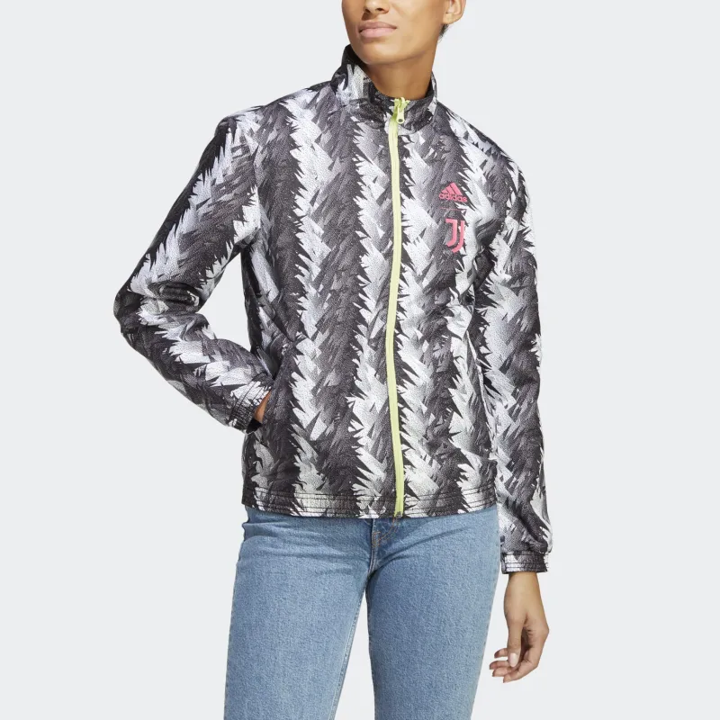 Adidas JUVENTUS ANTHEM Soccer Jerseys Women's Black-3