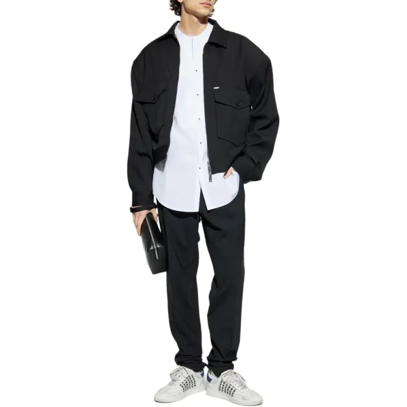 DSQUARED 2 Pleated Pressed Crease Pants-1