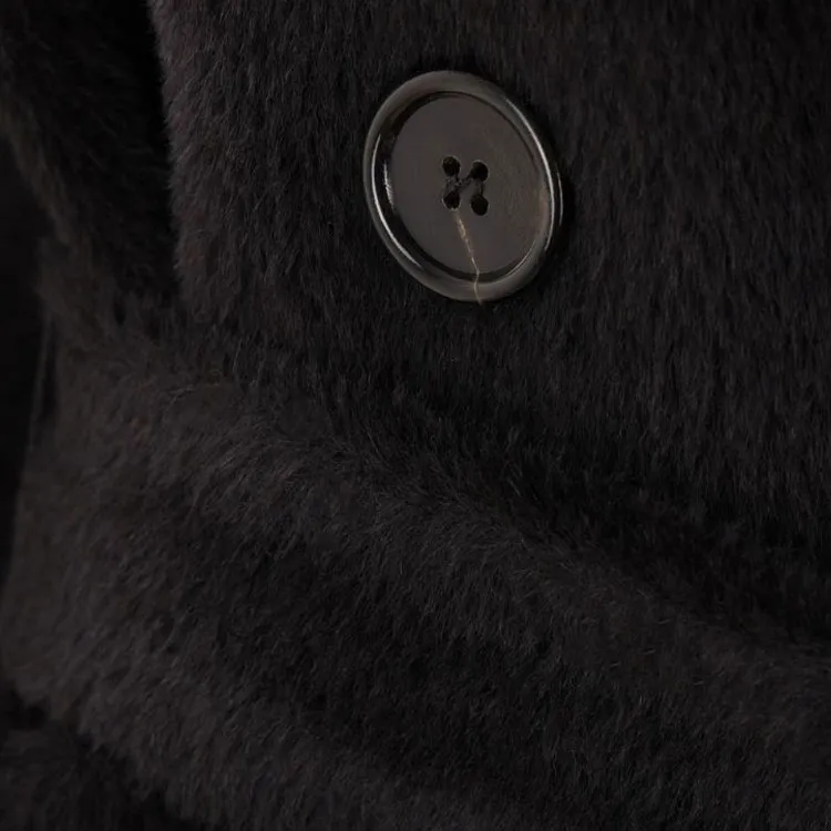 'S MAX MARA Double-Breasted Belted Coat-3