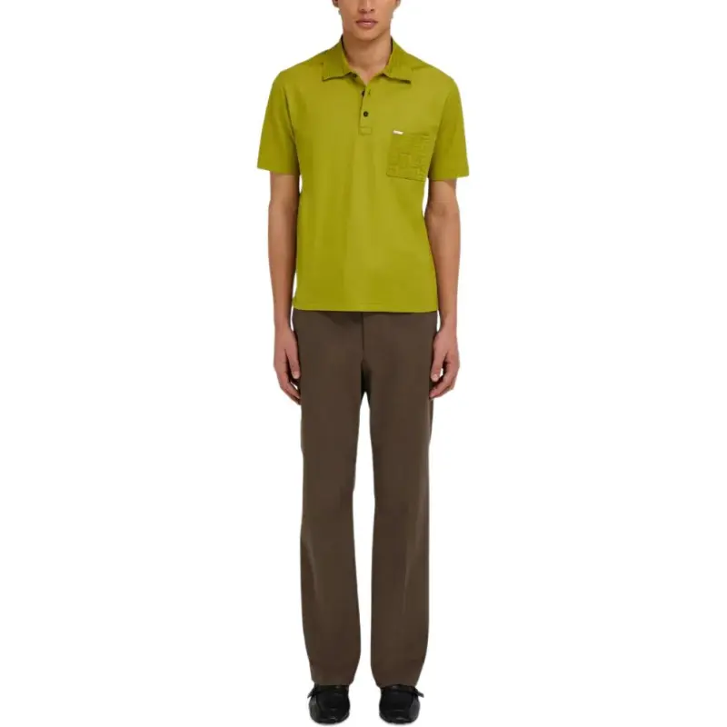 Ferragamo Gancini jacquard Polo Shirt-1